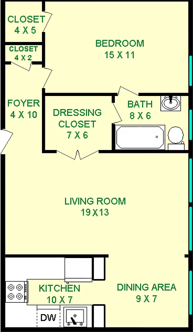 Floor plan Feverfew
