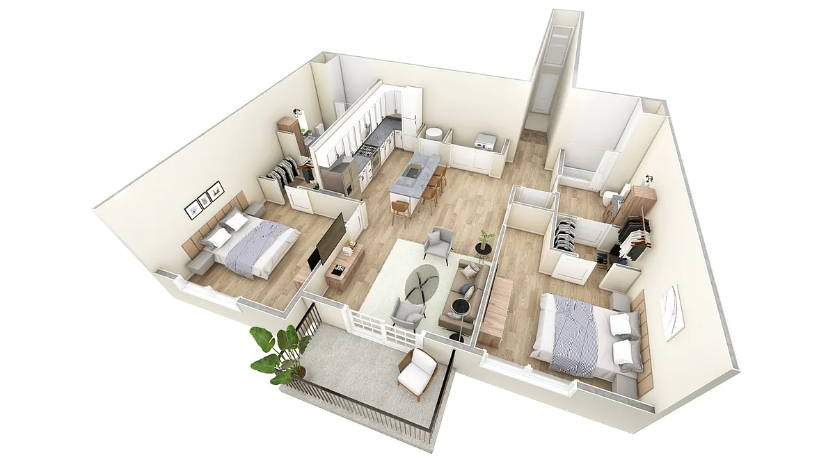 Floor plan D1
