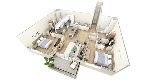 Floor plan D1