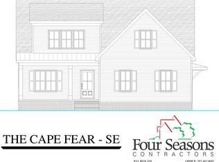 The Cape Fear Floor Plan, Four Seasons Nash County New Homes, Nashville, NC 27856