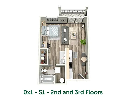 Floor plan 0X1 S1