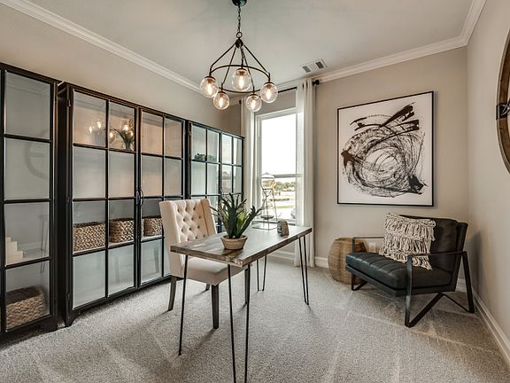 Flexible living space, shown a study