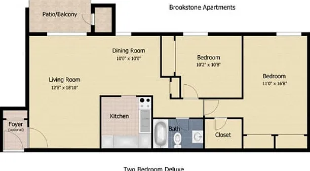 2 Bedroom Deluxe 2 Bedroom Deluxe