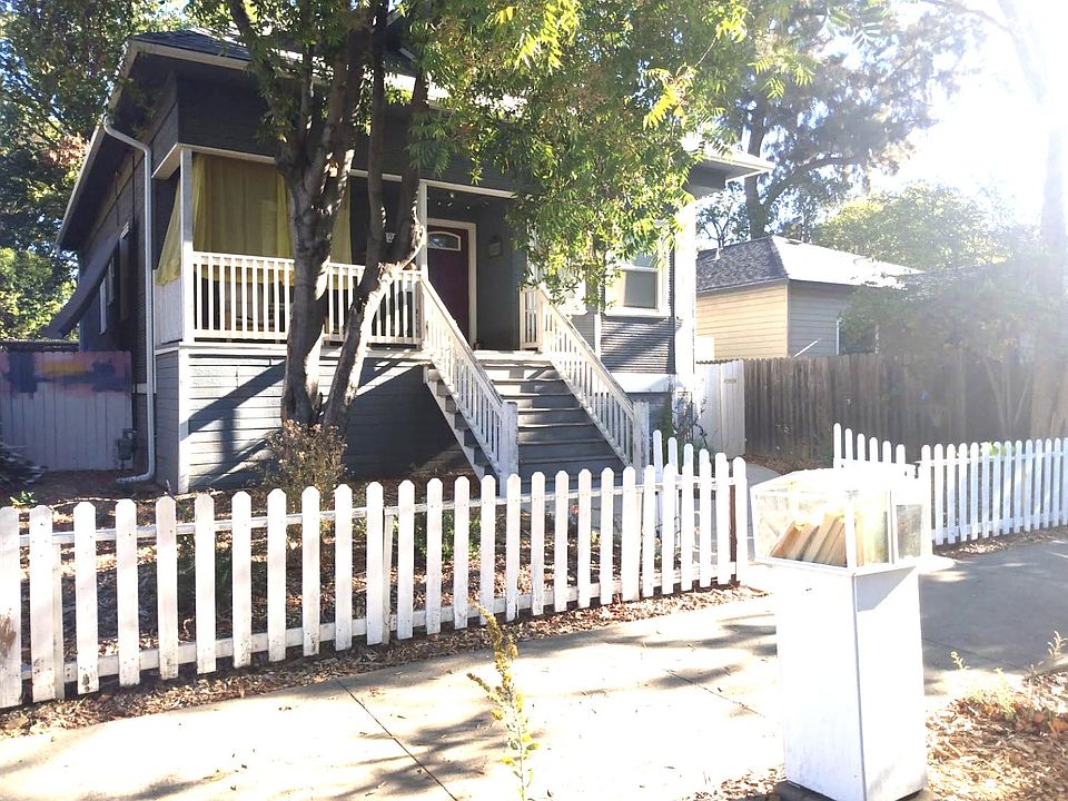 Front with native plant garden