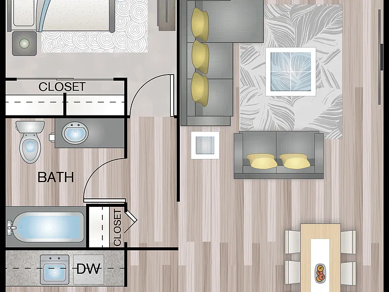 726 Sq. Ft. 726 Sq. Ft.