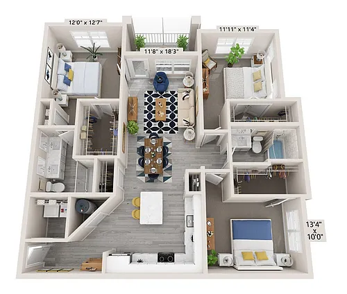 Floor plan C1