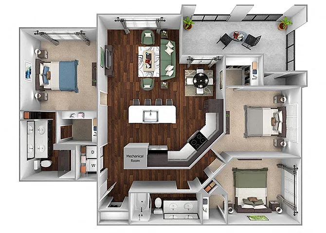 Floor plan C1