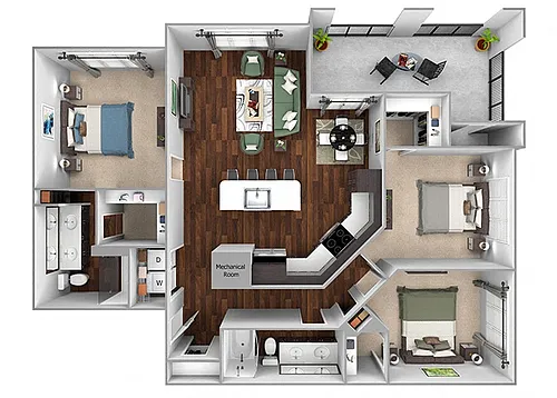 Floor plan C1