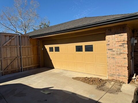 driveway and garage