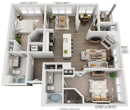 Floor plan B6
