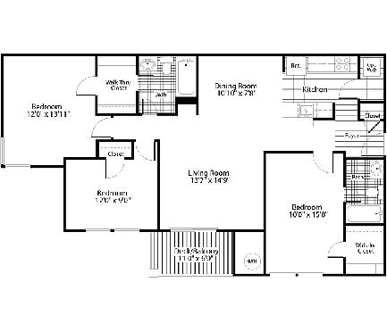 Floor plan C1M