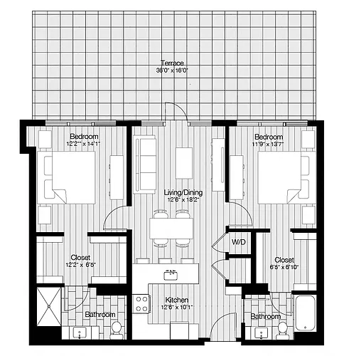 Floor plan B1TR