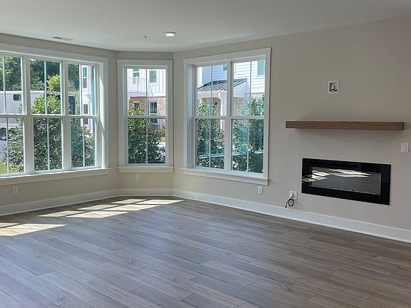 Great room with fireplace