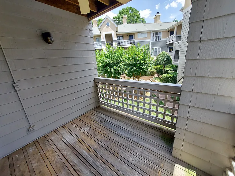 Step out onto the private balcony and enjoy the beautiful day!