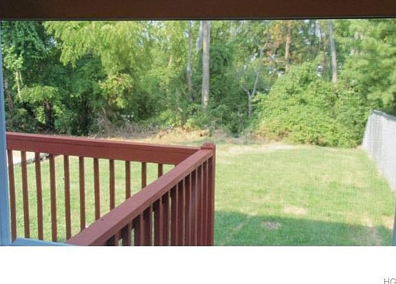 View of the backyard