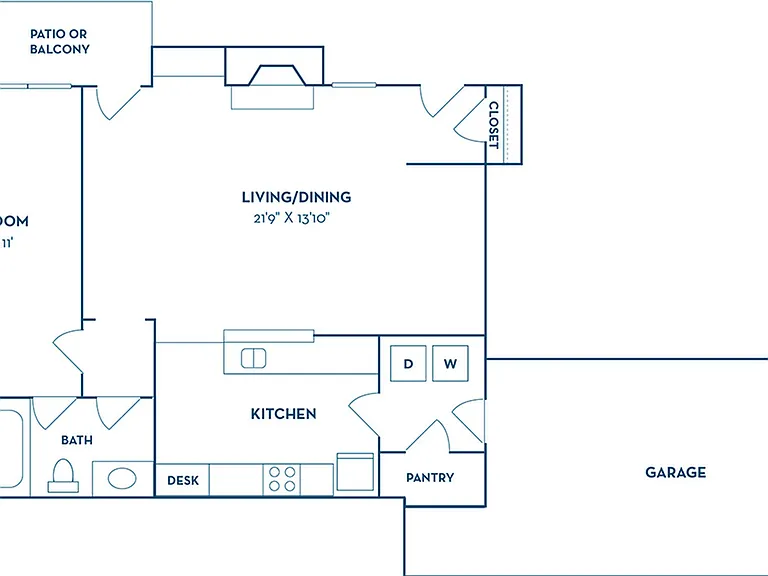 1 Bedroom | 1 Bath | 854 SF | Renovated 1 Bedroom | 1 Bath | 854 SF | Renovated