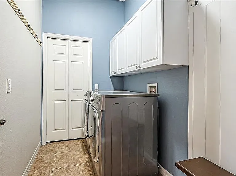 Laundry room. Washer and dryer included.