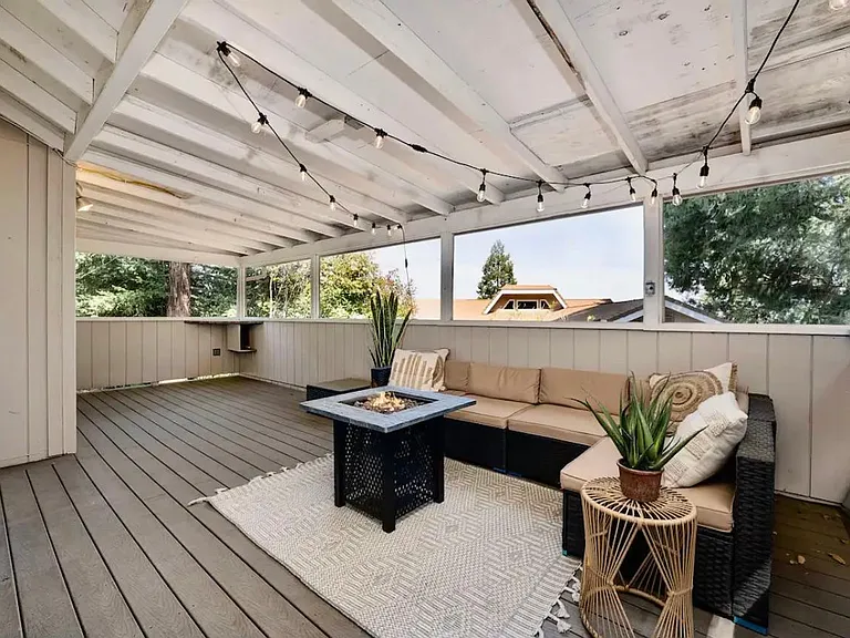 outdoor furniture included if desired