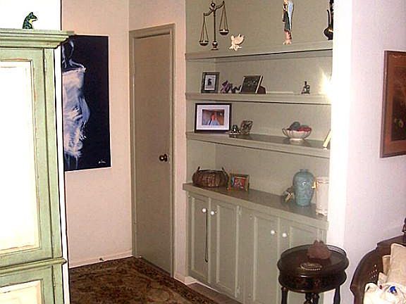 Crown molding is one of the many upgrades you'll notice in this high end condominium.
