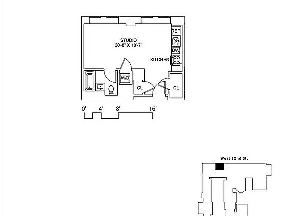 2nd image of 416 W 52nd St APT 701