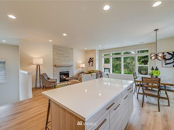 Living room and Dining room Area.