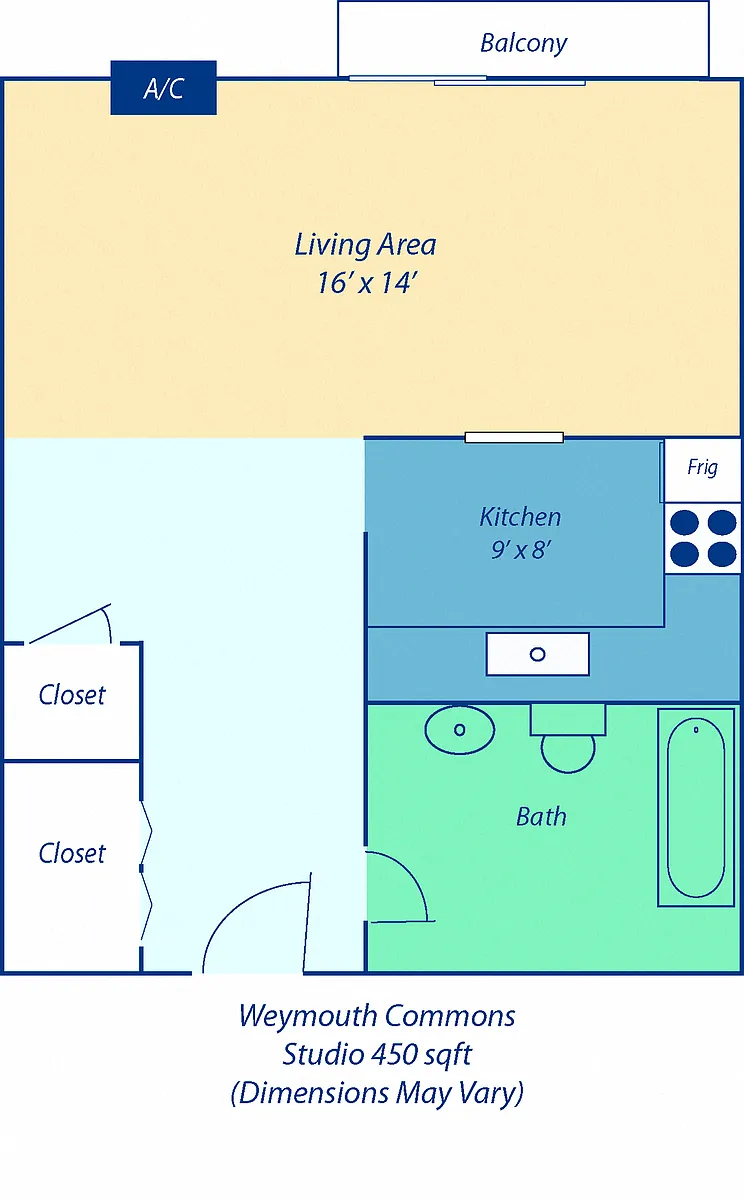 Floor plan Studio