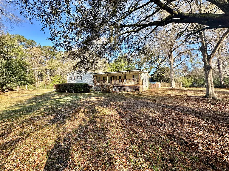 Front of house with 10' deep front porch
