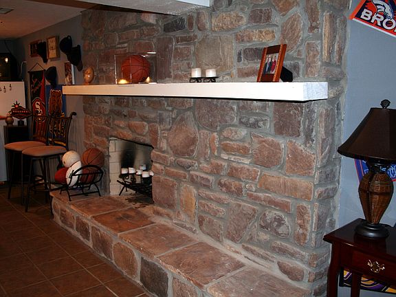 See Through Fireplace