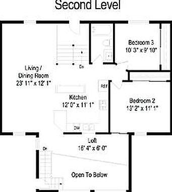 Upstairs Floor Plan