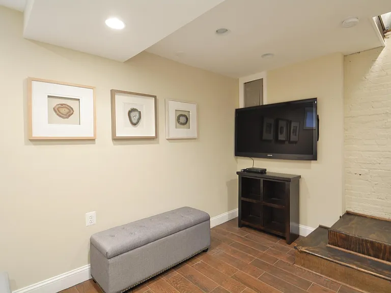 second living area in lower level.