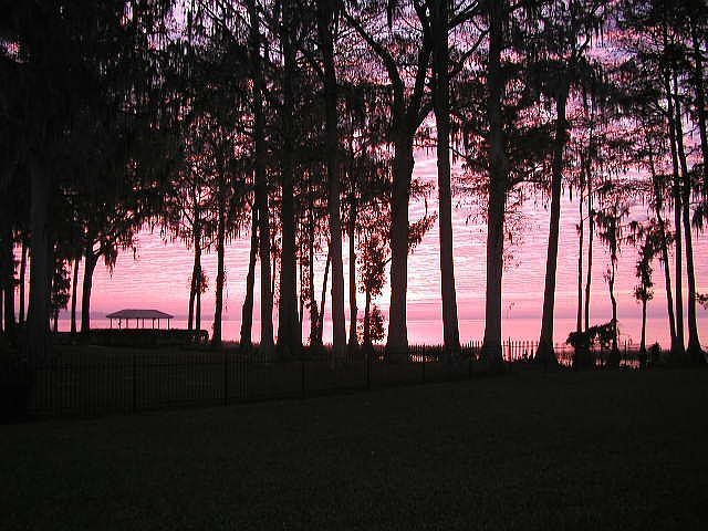 Sunrise over Lake Harris