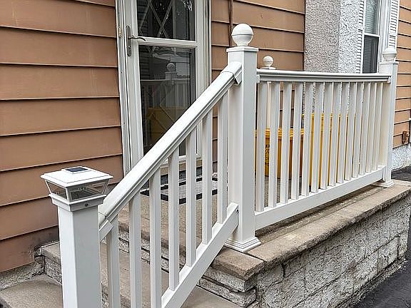 View of side porch 