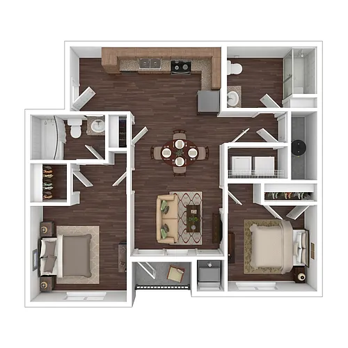 Floor plan 2B2B