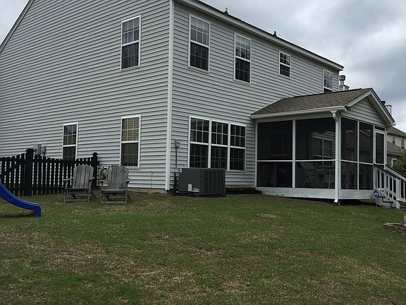 Large fenced in yard