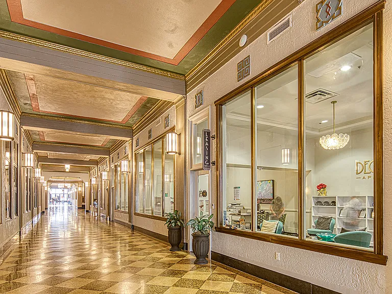 Every hallway offers a sense of luxury