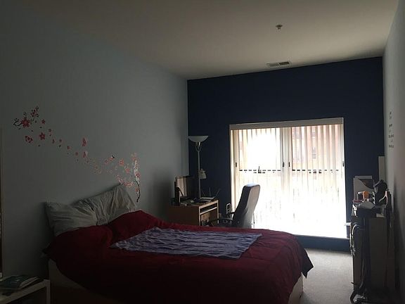 View of master bedroom from the door