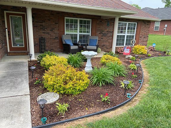 Front yard landscaping.