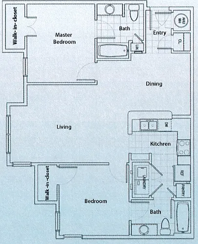 Floor plan Two Bedroom