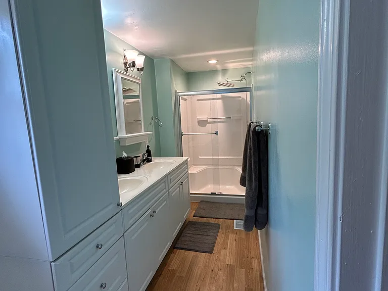 Master bathroom located just off the Master Bedroom.