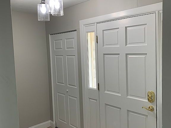 Large foyer and closet