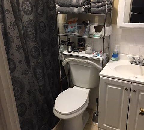 One of two updated full baths