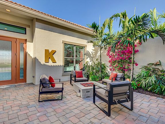 Private outdoor courtyard