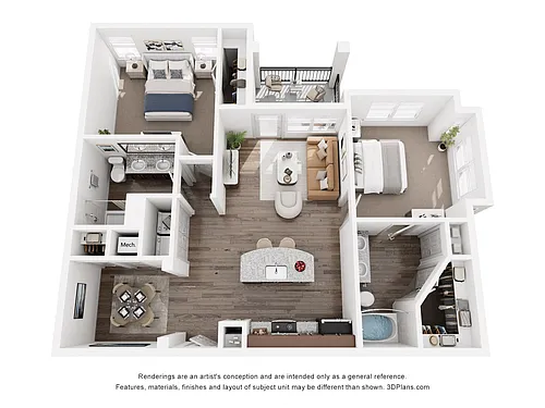 Floor plan B3
