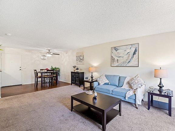 Spacious and upgraded living room at the Parkview Apartment, Lake Balboa