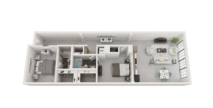 Floor plan The Spiller (B6)