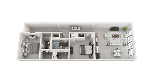 Floor plan The Spiller (B6)