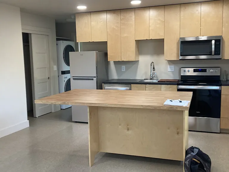 Kitchen with spacious island