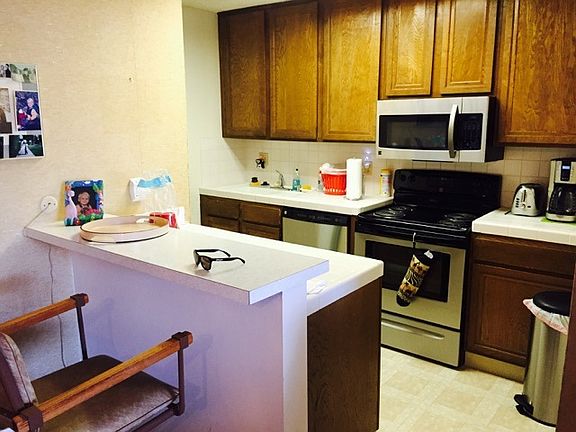 Brand new kitchen appliances.