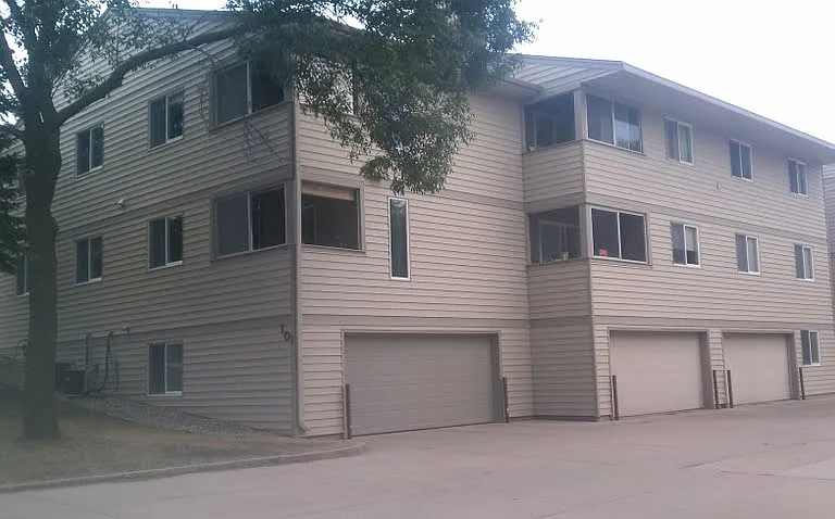 Off street parking included. Garage spaces available for additional fee.