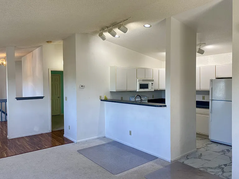 Highly functional open kitchen layout.